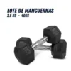Lote de Mancuernas 2,5 kg hasta 40 kg